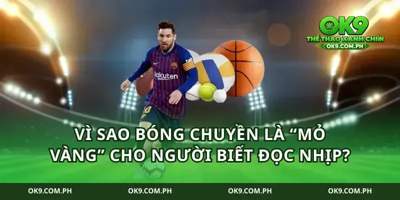 Vì sao bóng chuyền là “mỏ vàng” cho người biết đọc nhịp?