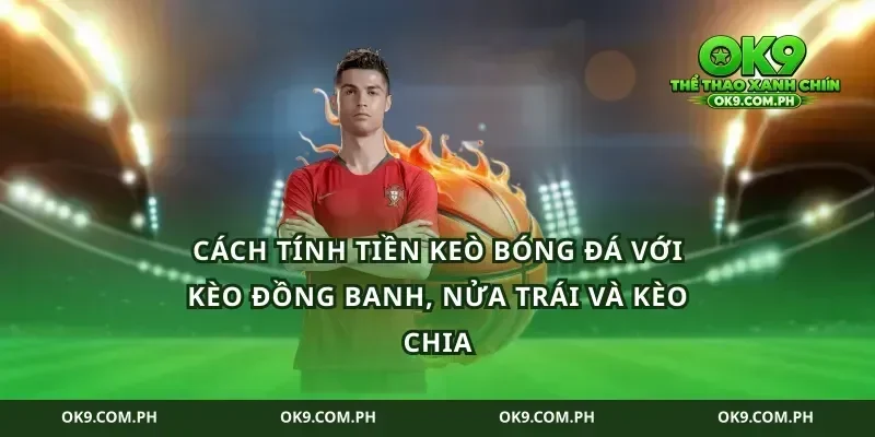 cách tính tiền keò bóng đá với kèo đồng banh, nửa trái và kèo chia