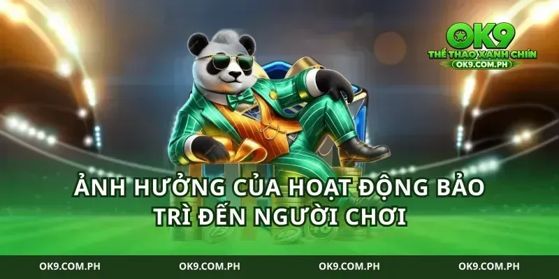 Ảnh hưởng của hoạt động bảo trì đến người chơi