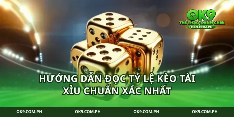 Hướng dẫn đọc tỷ lệ kèo tài xỉu chuẩn xác nhất