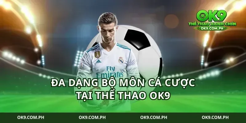 Đa dạng bộ môn cá cược tại thể thao ok9