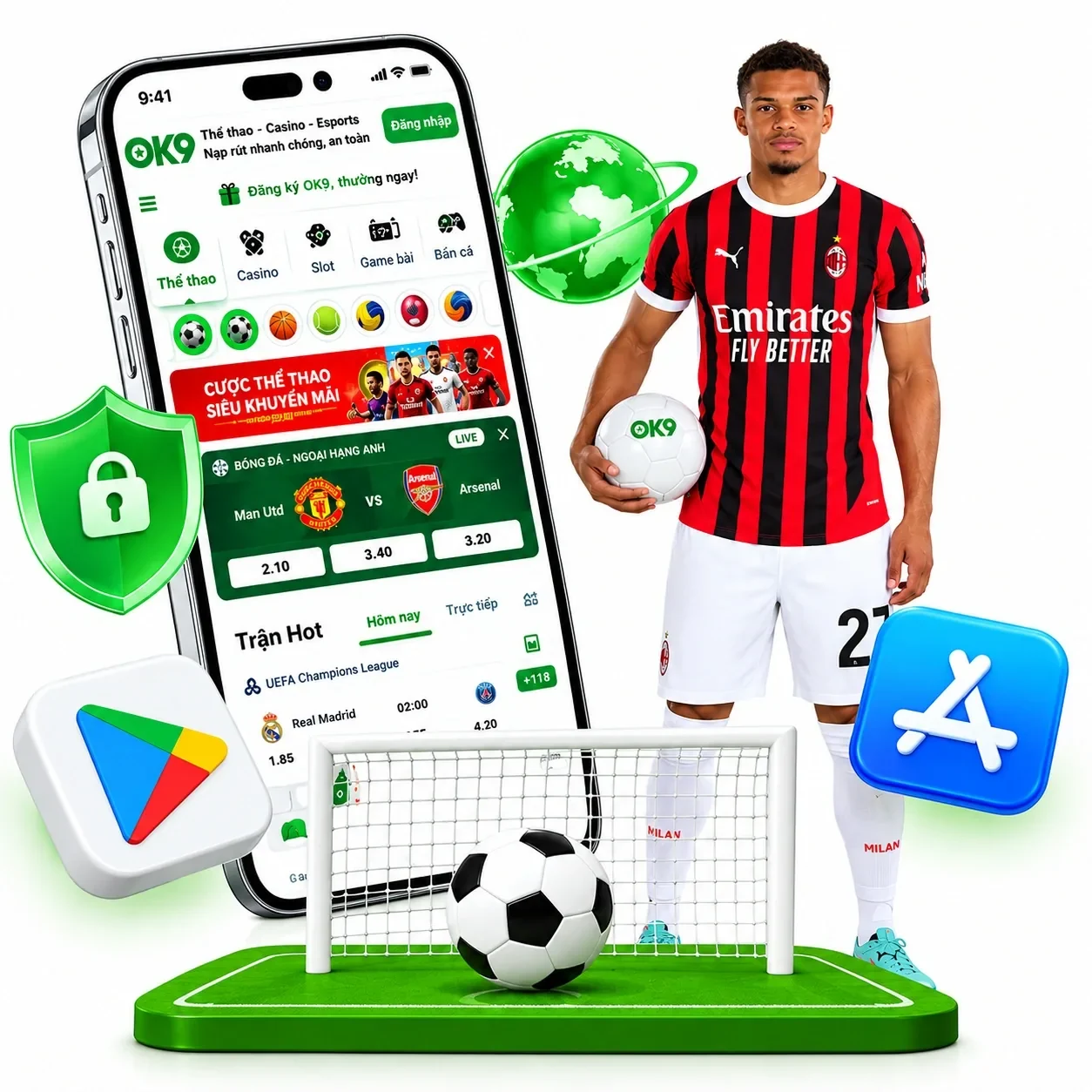 OK9 🎖️ Trang Chủ OK9.COM Chính Thức ⭐️ Ưu Đãi Nạp Đầu Hot 16 tai app nha cai ok9 com